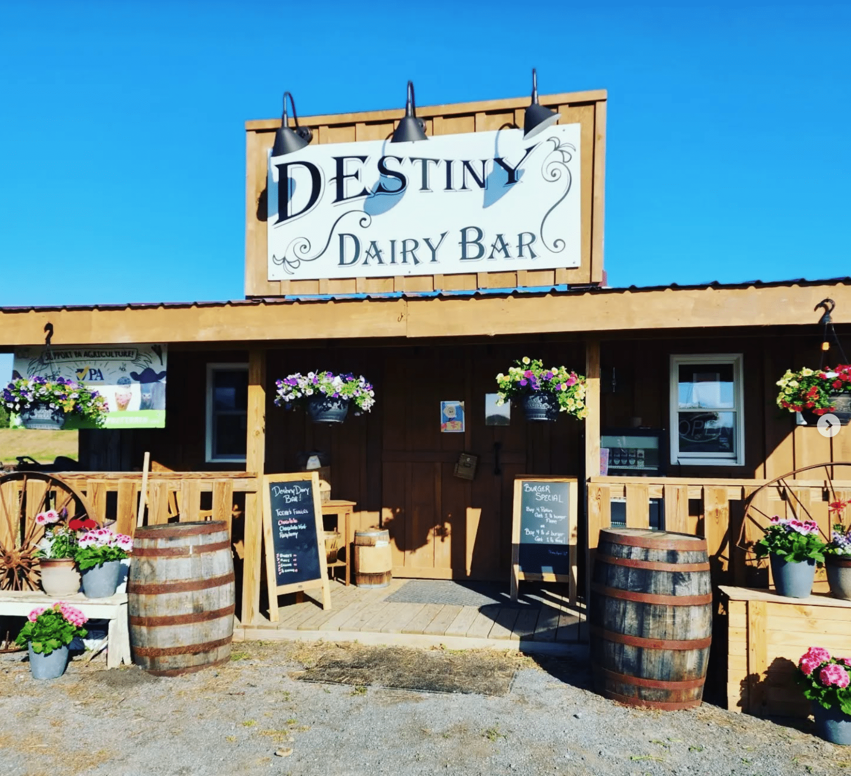 Destiny Dairy Bar.
